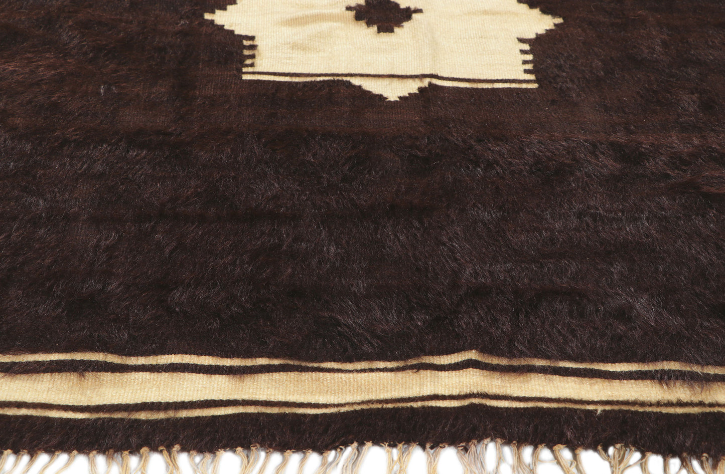 5 x 5 Turkish Angora Wool Kilim Rug 53852
