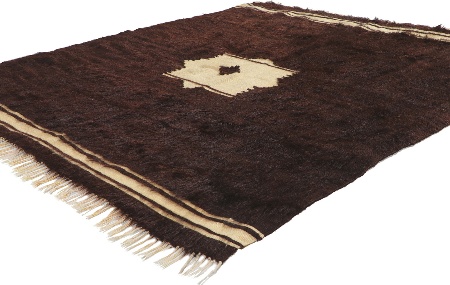 5 x 5 Turkish Angora Wool Kilim Rug 53852