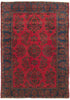5 x 6 Antique Persian Mohajeran Sarouk Rug 78451