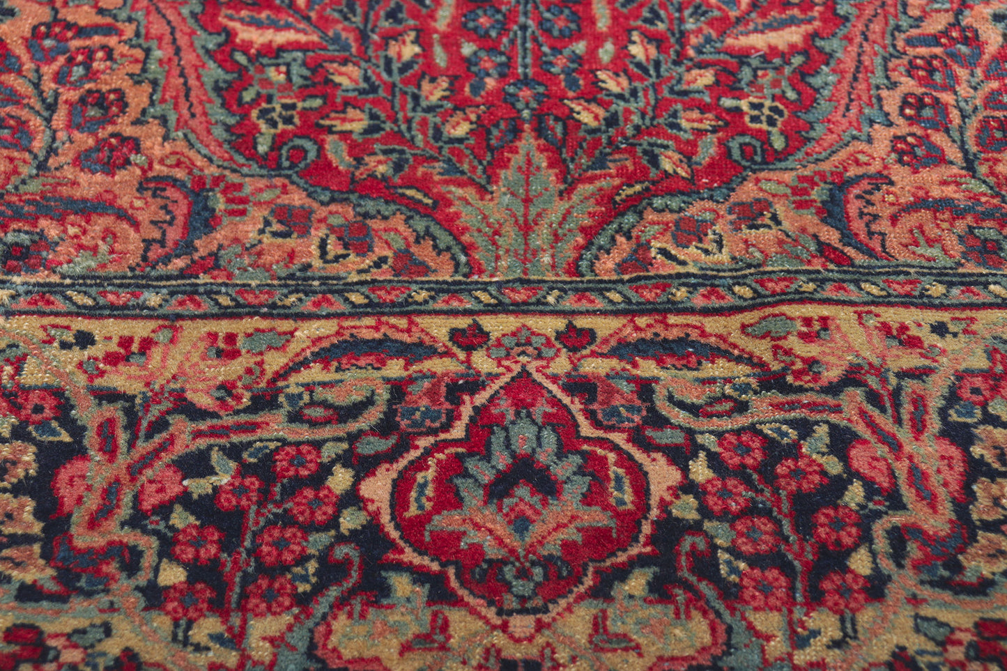 5 x 6 Antique Persian Tabriz Rug 61214