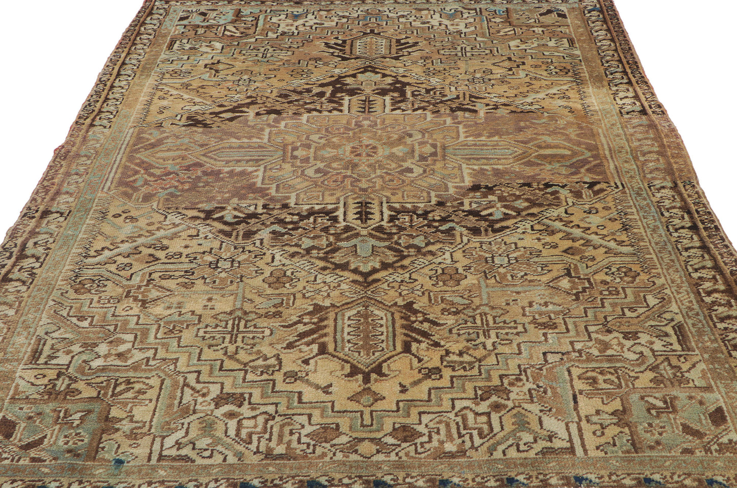 5 x 6 Vintage Persian Heriz Rug 61149