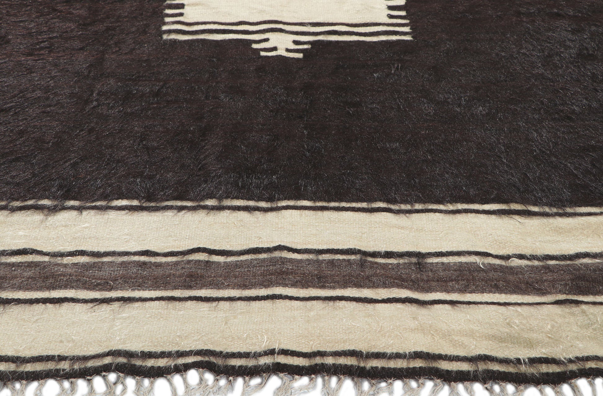 5 x 6 Turkish Angora Wool Kilim Rug 53848
