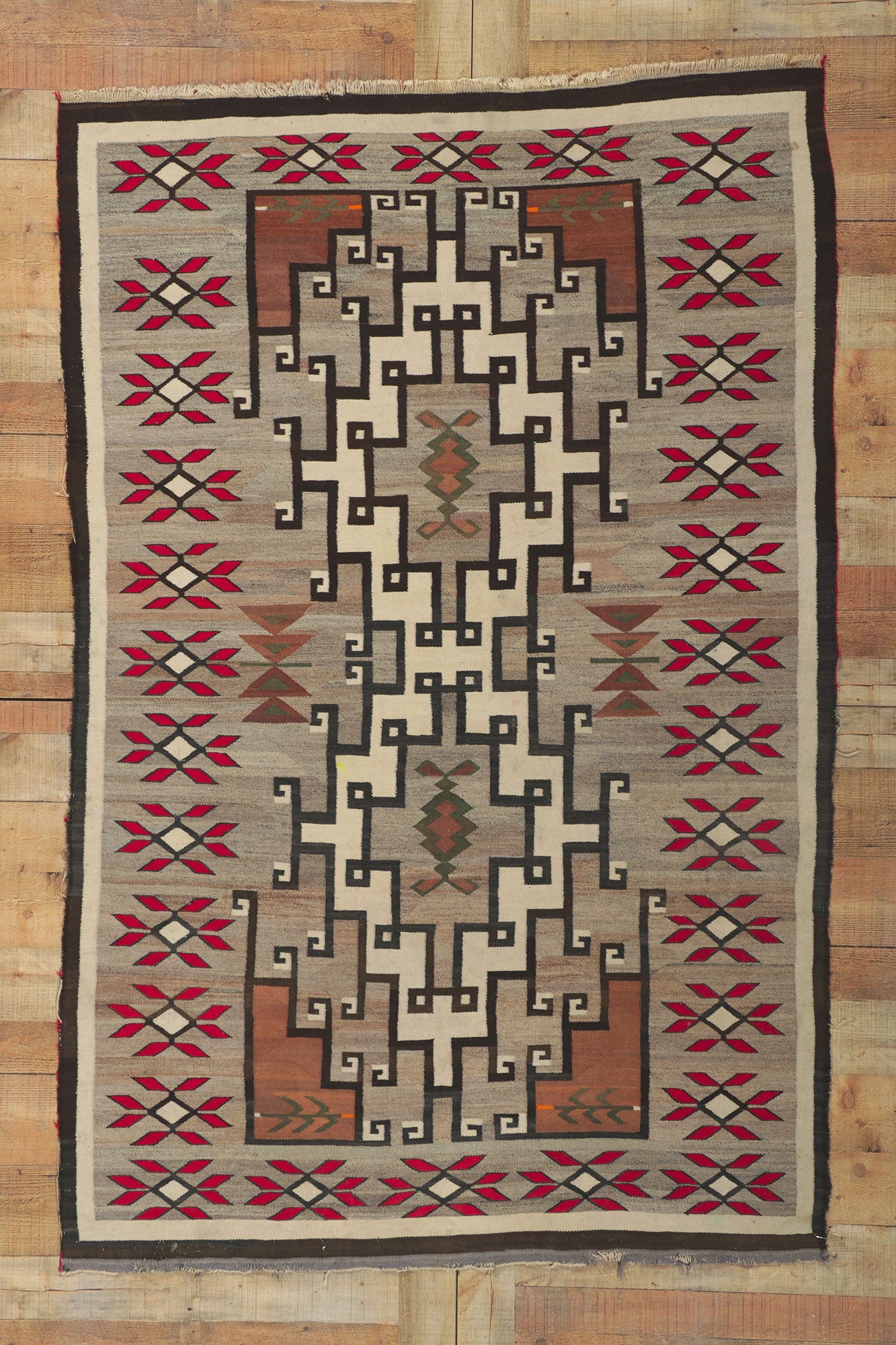 5 x 7 Vintage Crystal Navajo Rug 78293