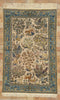 5 x 7 Vintage Persian Hunting Qum Rug 77513