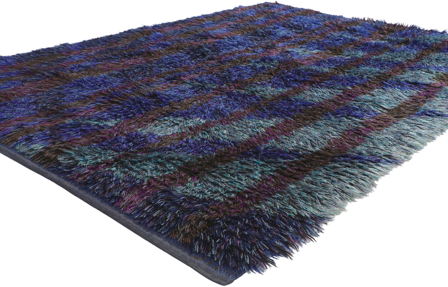 5 x 7 Vintage Swedish Rya Rug 78472