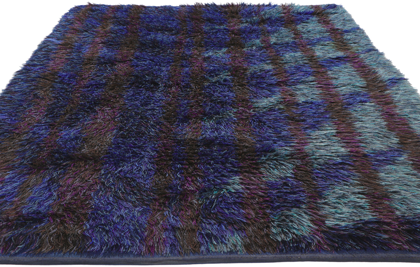 5 x 7 Vintage Swedish Rya Rug 78472