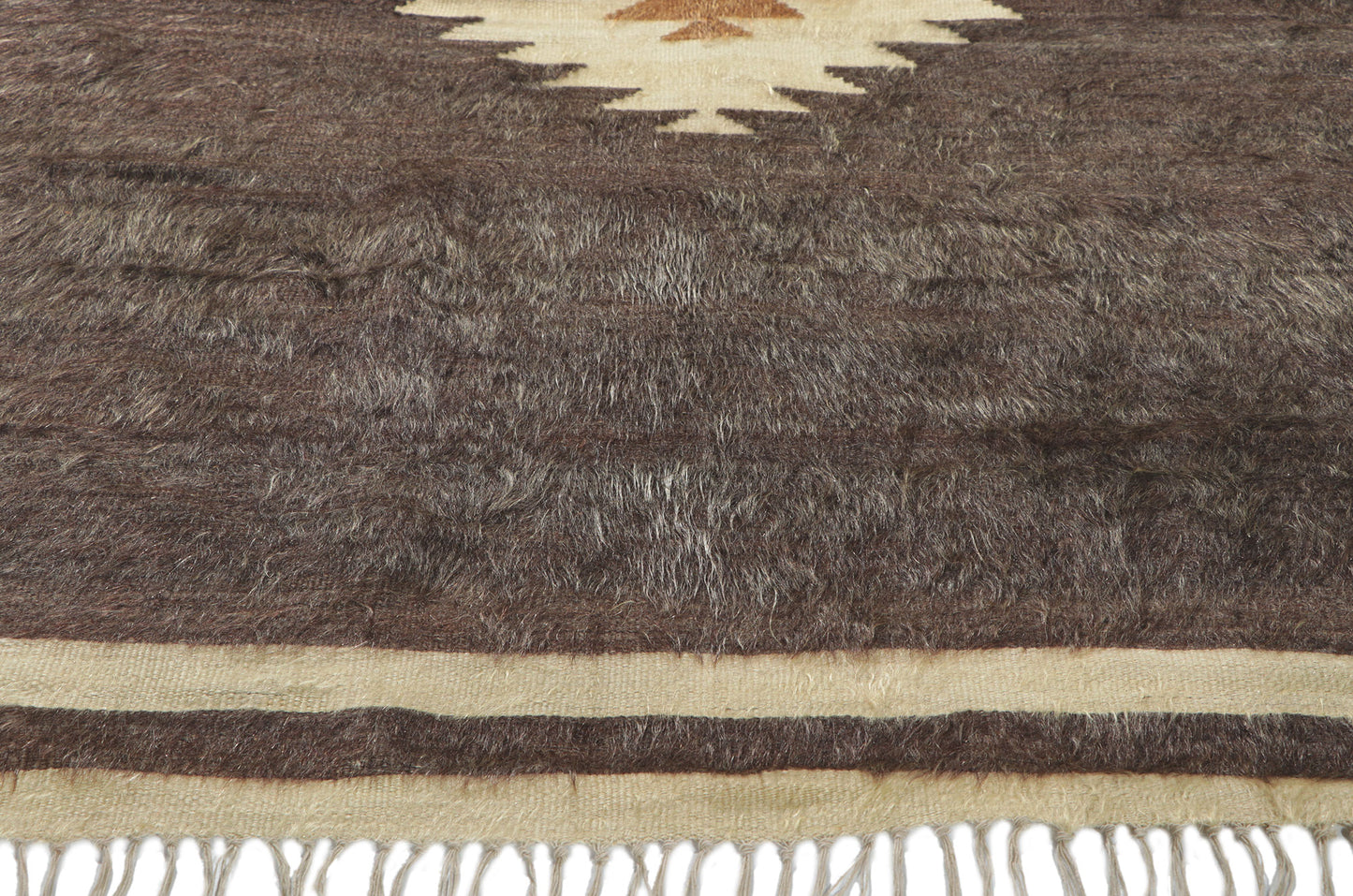 5 x 7 Turkish Angora Wool Kilim Rug 53833