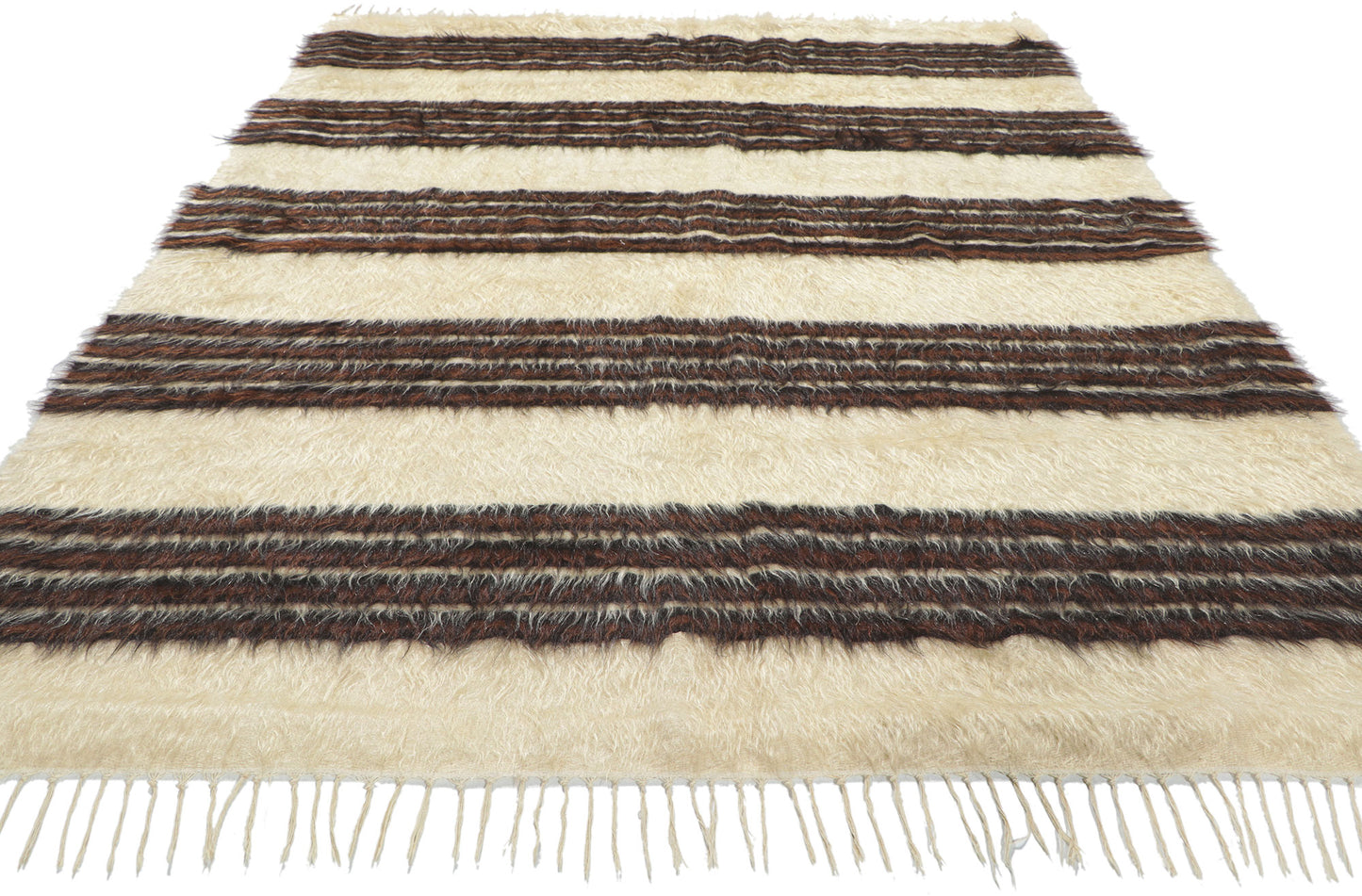 5 x 7 Turkish Angora Wool Kilim Rug 53837