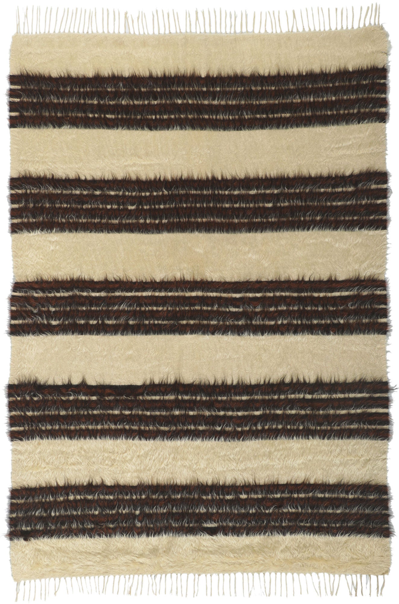 5 x 7 Turkish Angora Wool Kilim Rug 53837