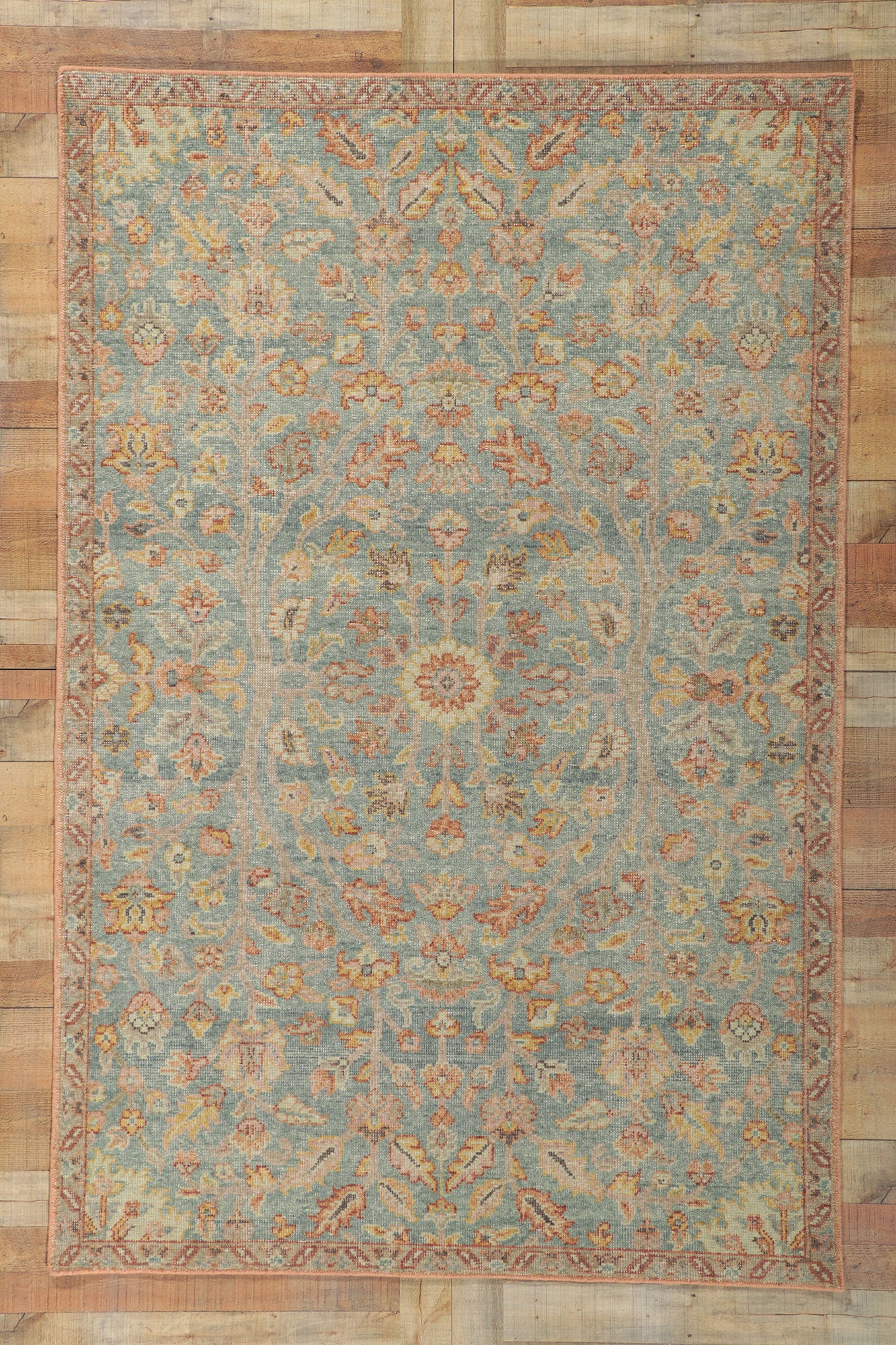 5 x 8 Vintage-Inspired Distressed Rug 30785