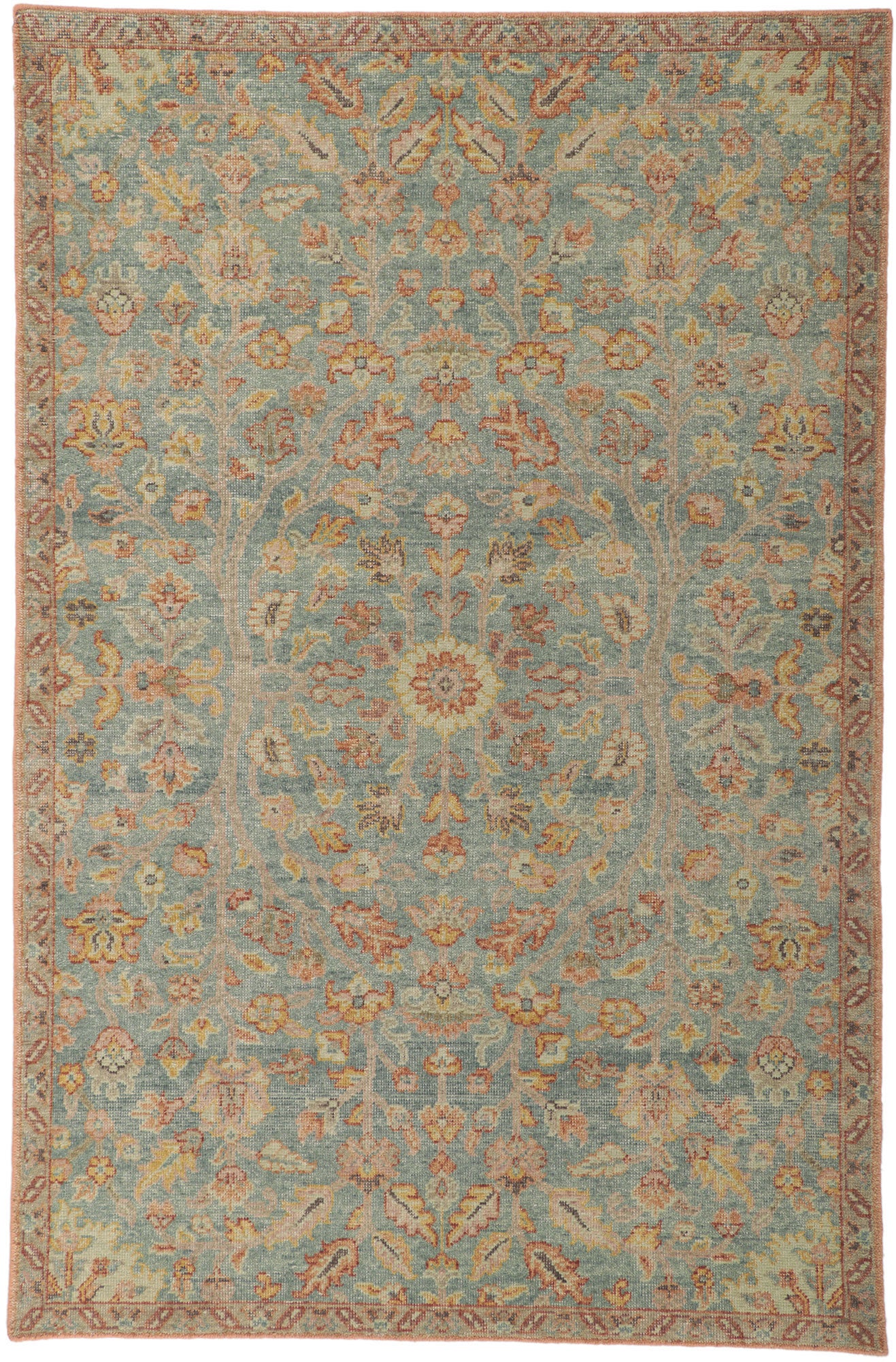 5 x 8 Vintage-Inspired Distressed Rug 30785