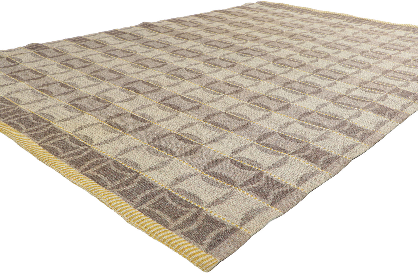 5 x 8 Vintage Swedish Rollakan Rug 78468