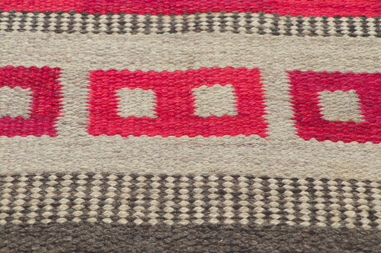 5 x 8 Irma Kronlund Vintage Swedish Rollakan Rug 78480