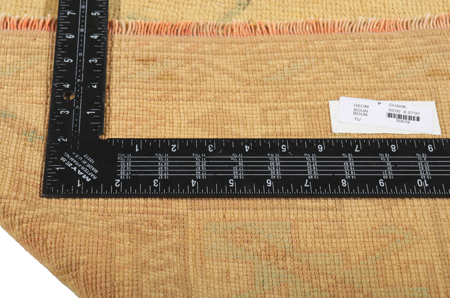 5 x 8 Vintage Turkish Oushak Rug 50519