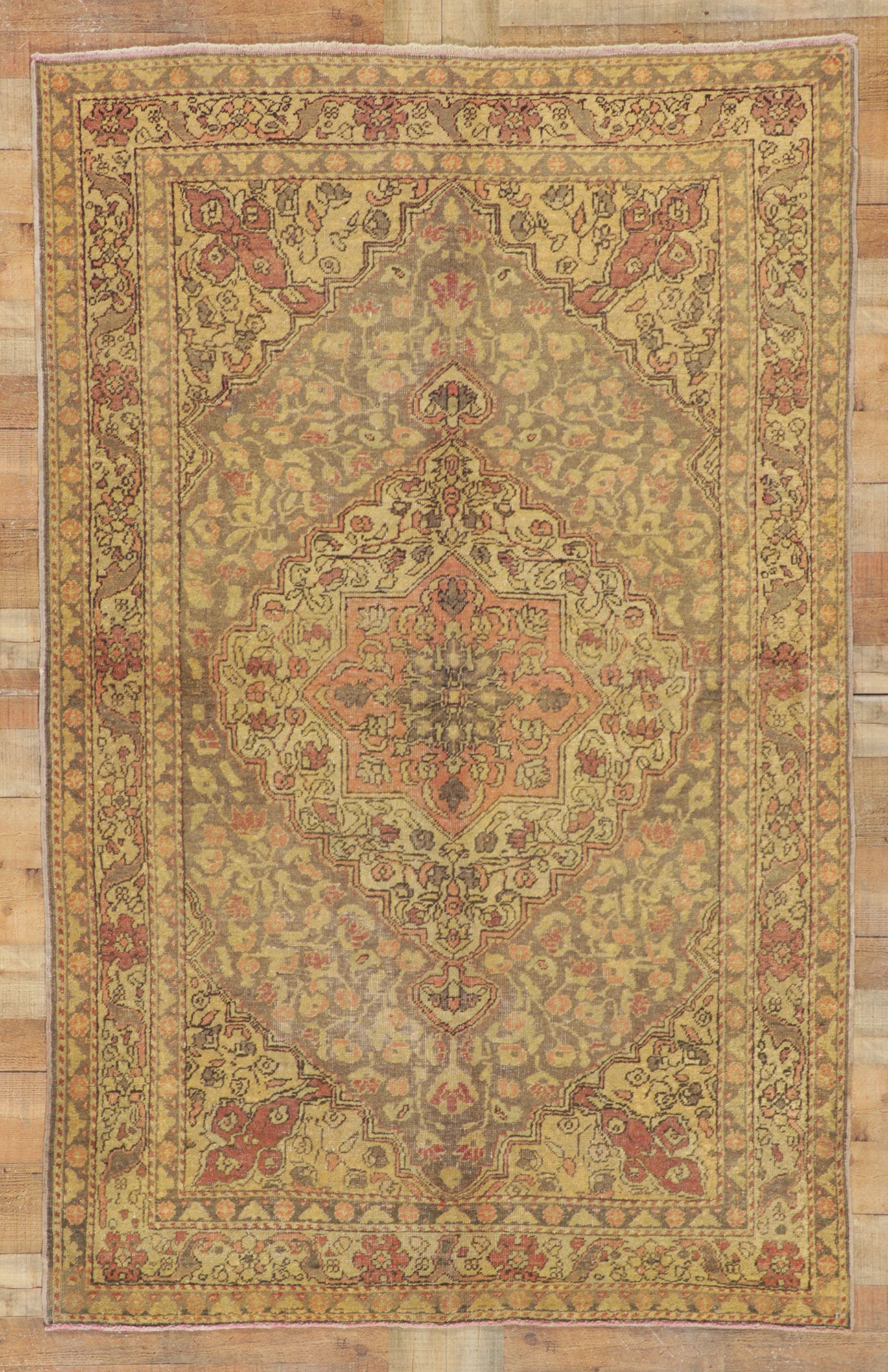 5 x 8 Vintage Turkish Sivas Rug 50525