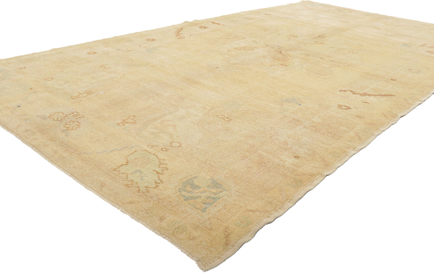 5 x 9 Vintage Turkish Oushak Rug 52183