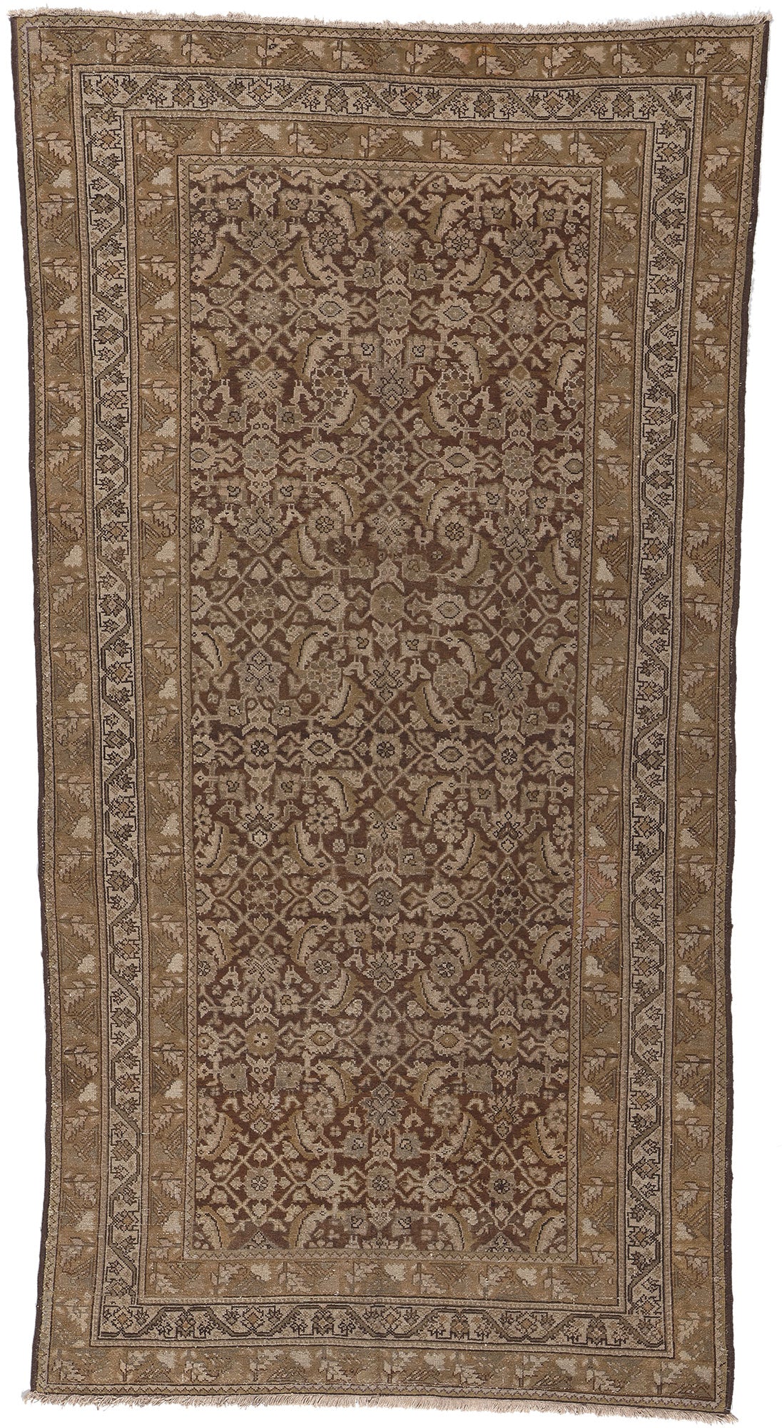 5 x 10 Antique Persian Malayer Rug 74142