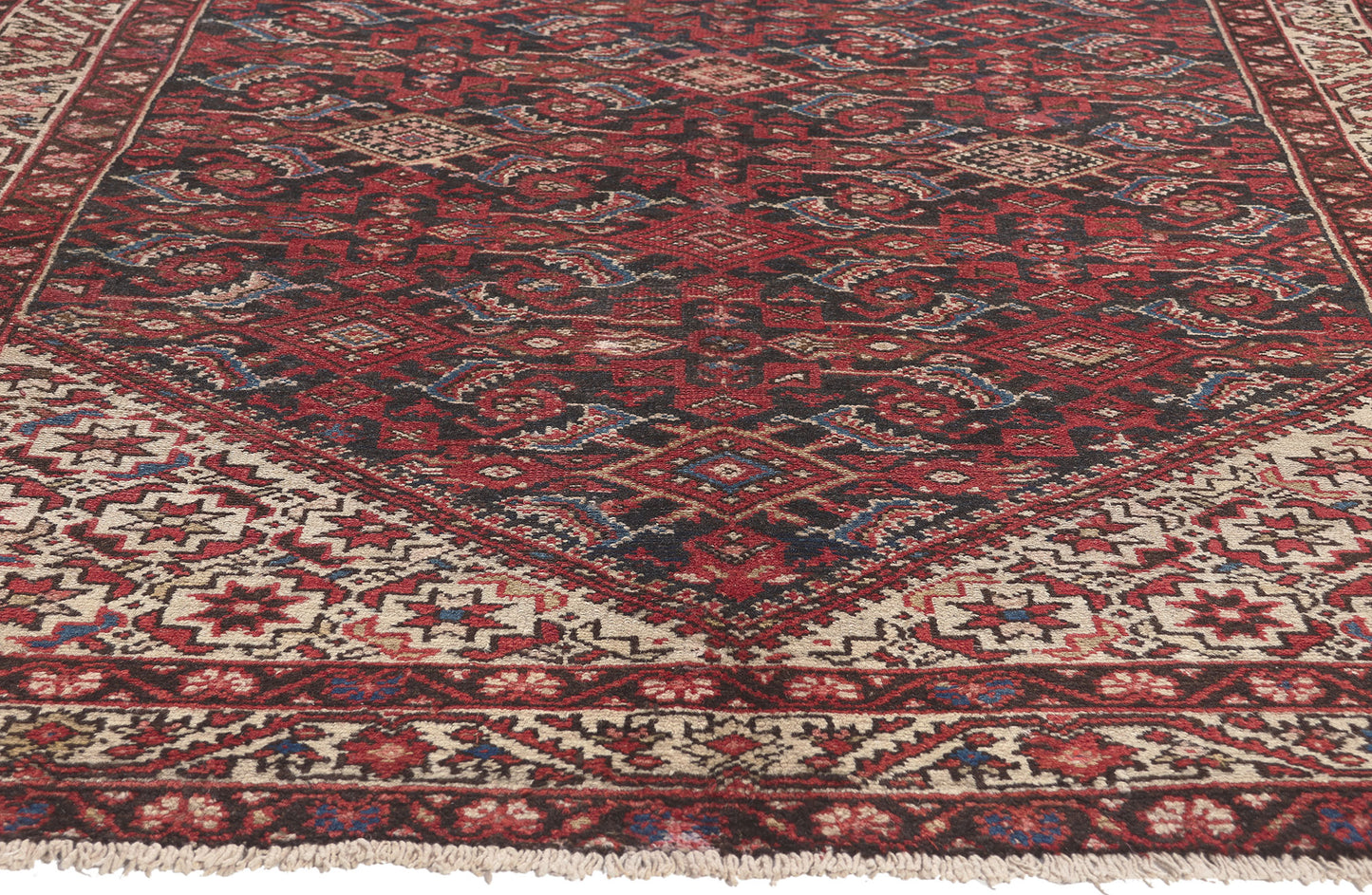 5 x 10 Vintage Persian Hamadan Rug 74943