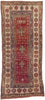 5 x 11 Antique Caucasian Kurdish Rug 71469