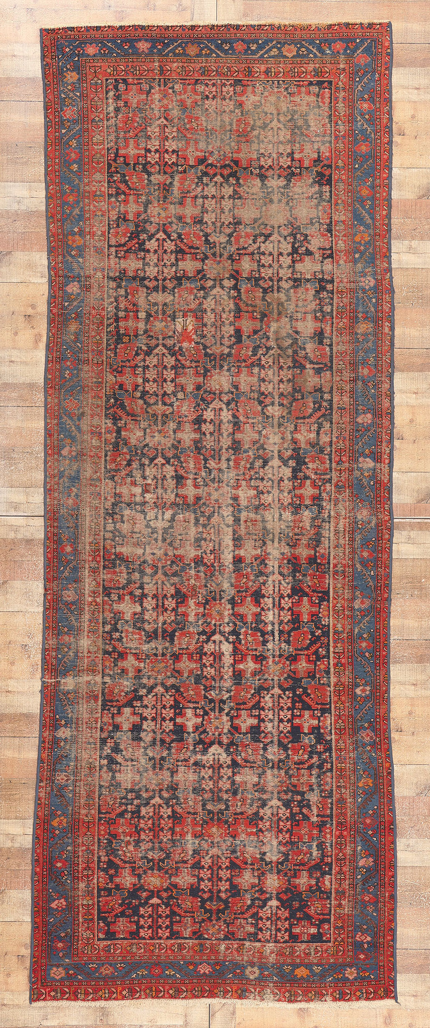 5 x 13 Antique Persian Malayer Rug 76731