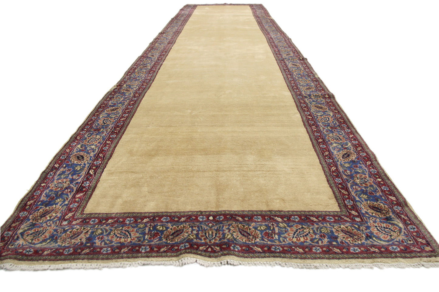 5 x 22 Antique Persian Mashhad Rug 60735