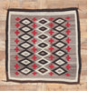 5 x 5 Antique Ganado Navajo Rug 78559