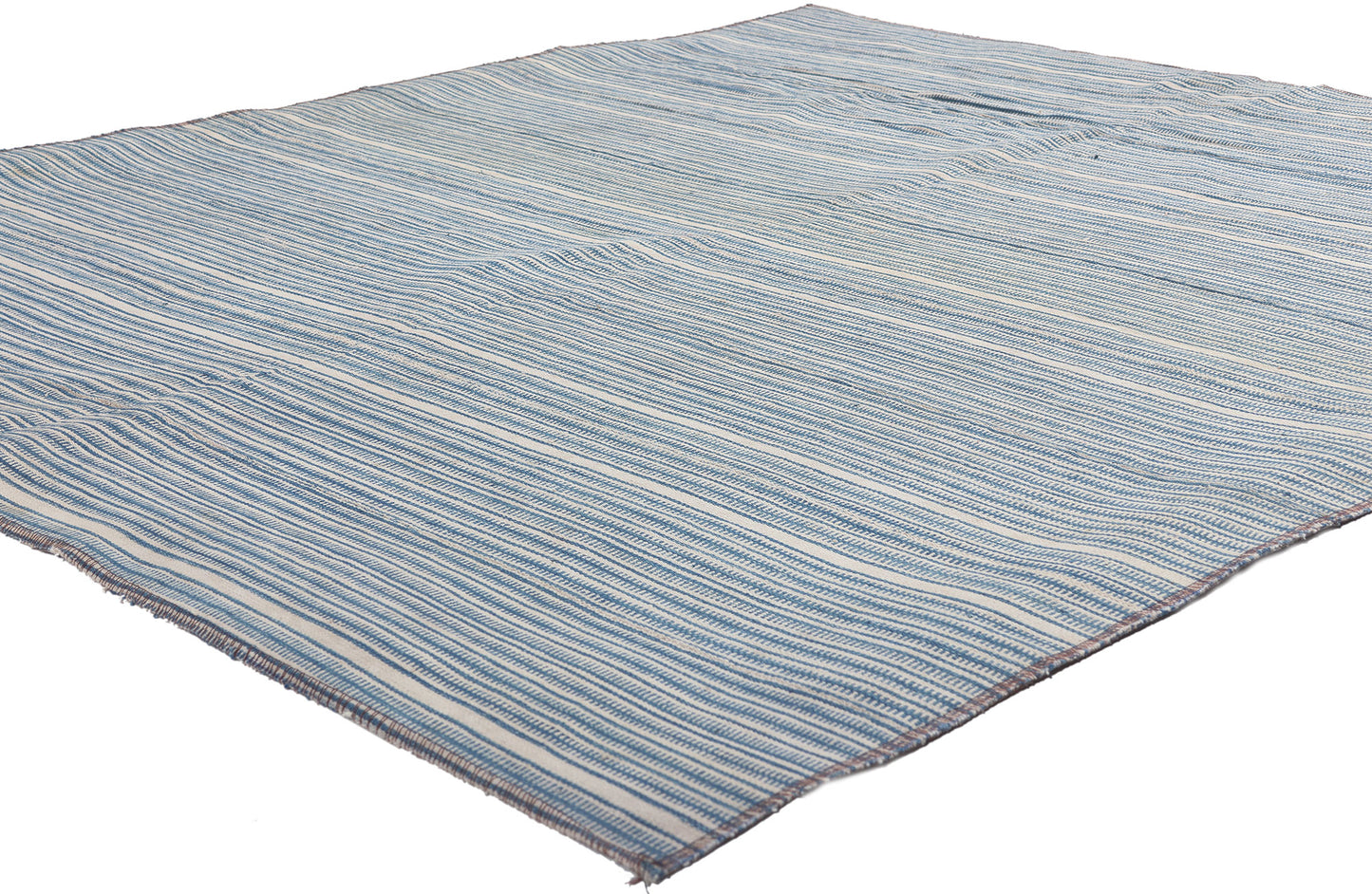 5 x 6 Vintage Turkish Striped Kilim Rug 60813