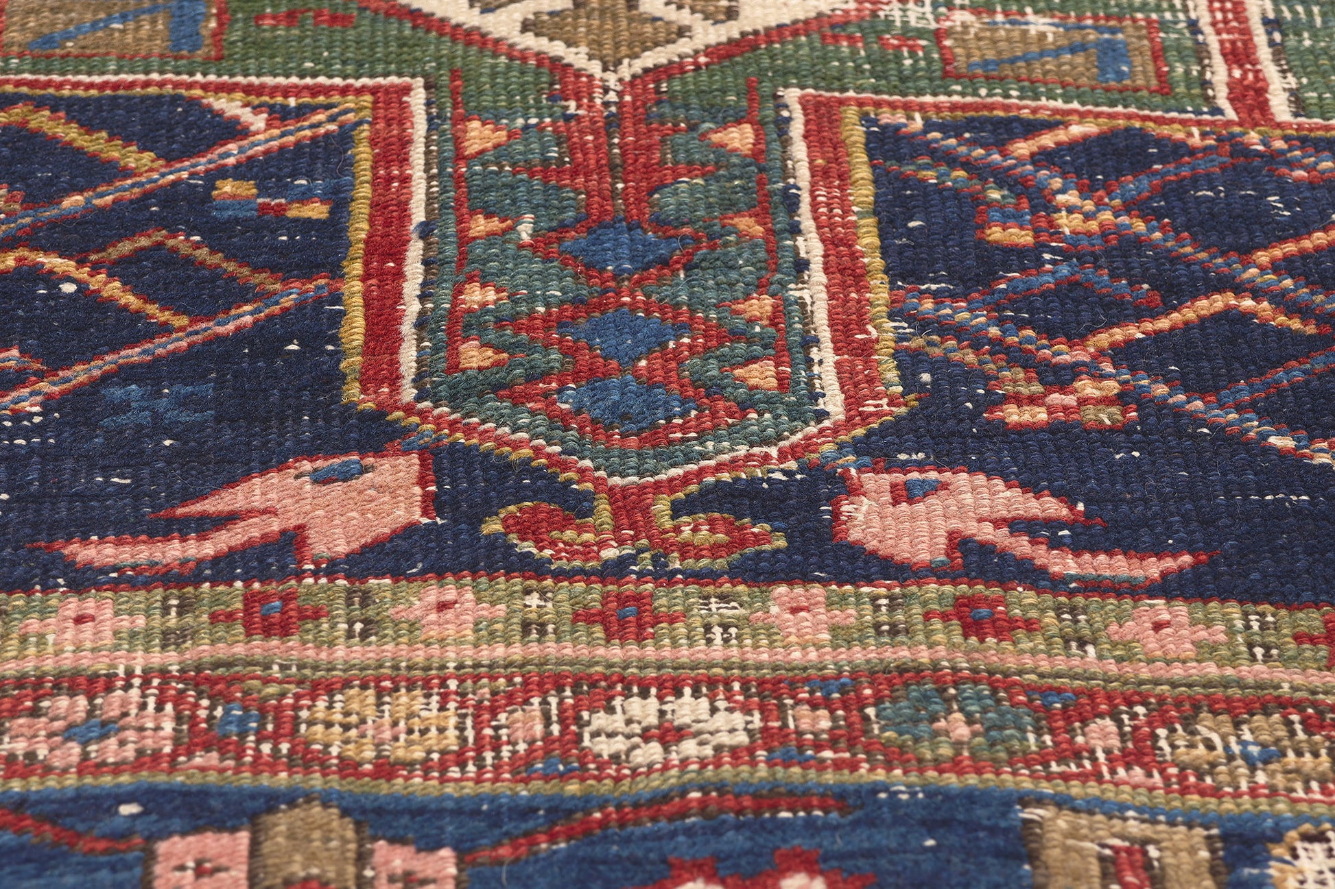 5 x 6 Antique Persian Serapi Rug 78541