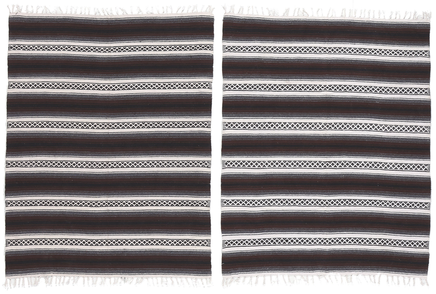5 x 6 Modern Striped Indian Kilim Rug 78536
