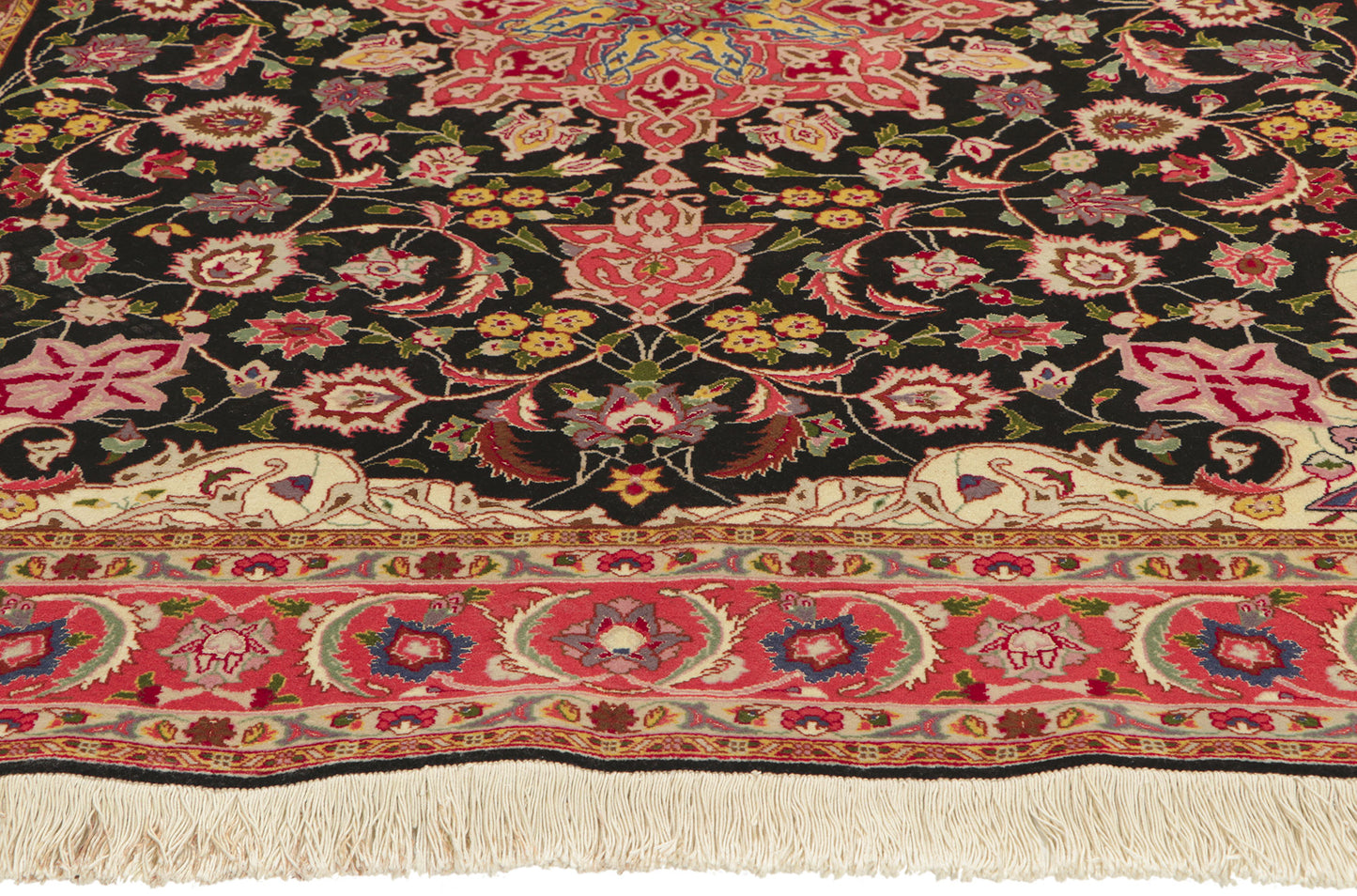5 x 6 Vintage Persian Tabriz Rug 74837