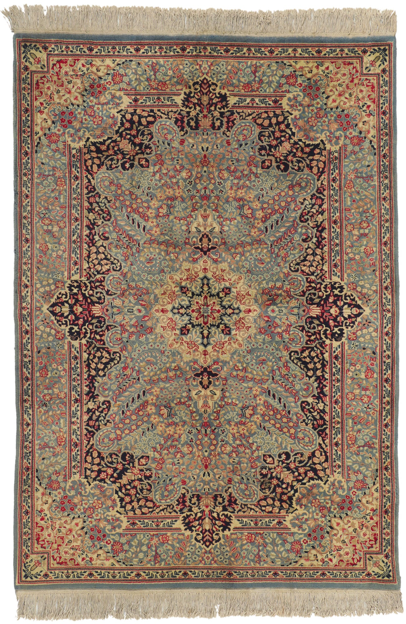 5 x 7 Antique Persian Kerman Rug 21681