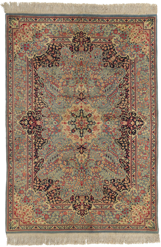 5 x 7 Antique Persian Kerman Rug 21681