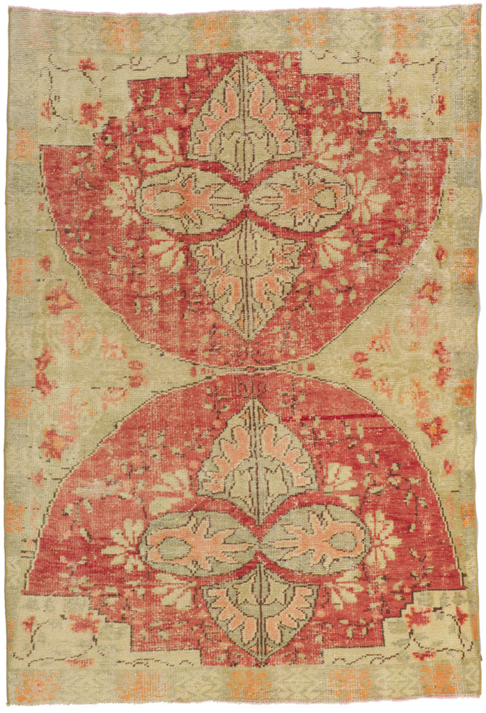 5 x 7 Vintage Turkish Oushak Rug 53150