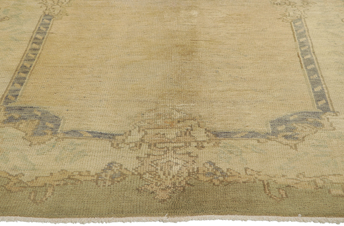 5 x 7 Vintage Turkish Oushak Rug 73786