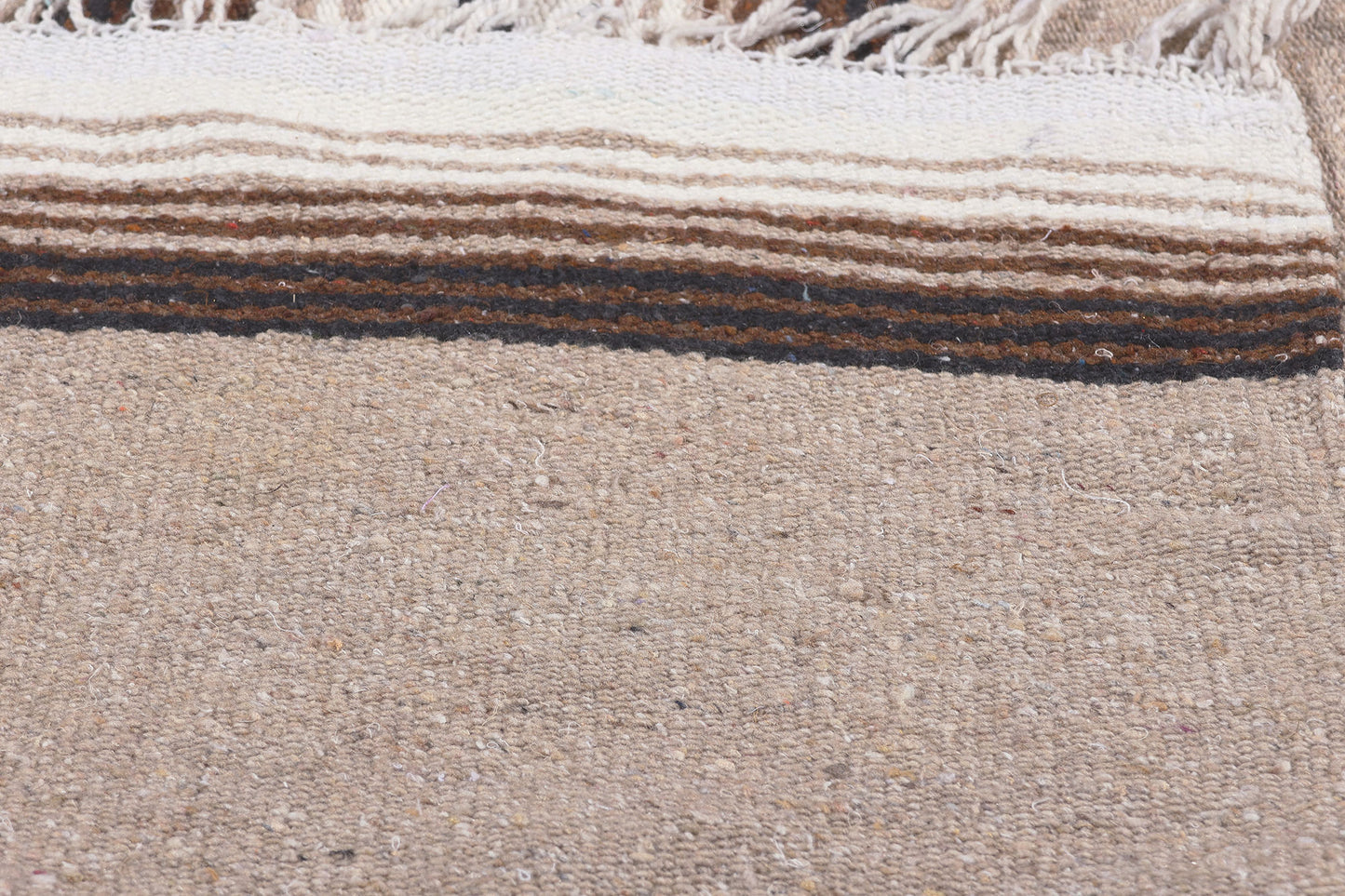 5 x 7 Vintage Mexican Serape Kilim Rug 78550