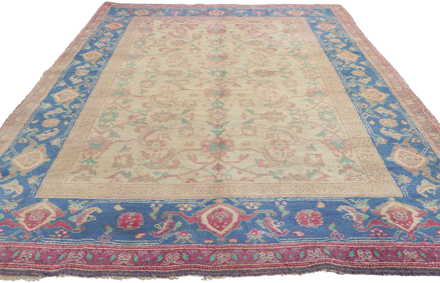 5 x 8 Antique Indian Agra Rug 73276
