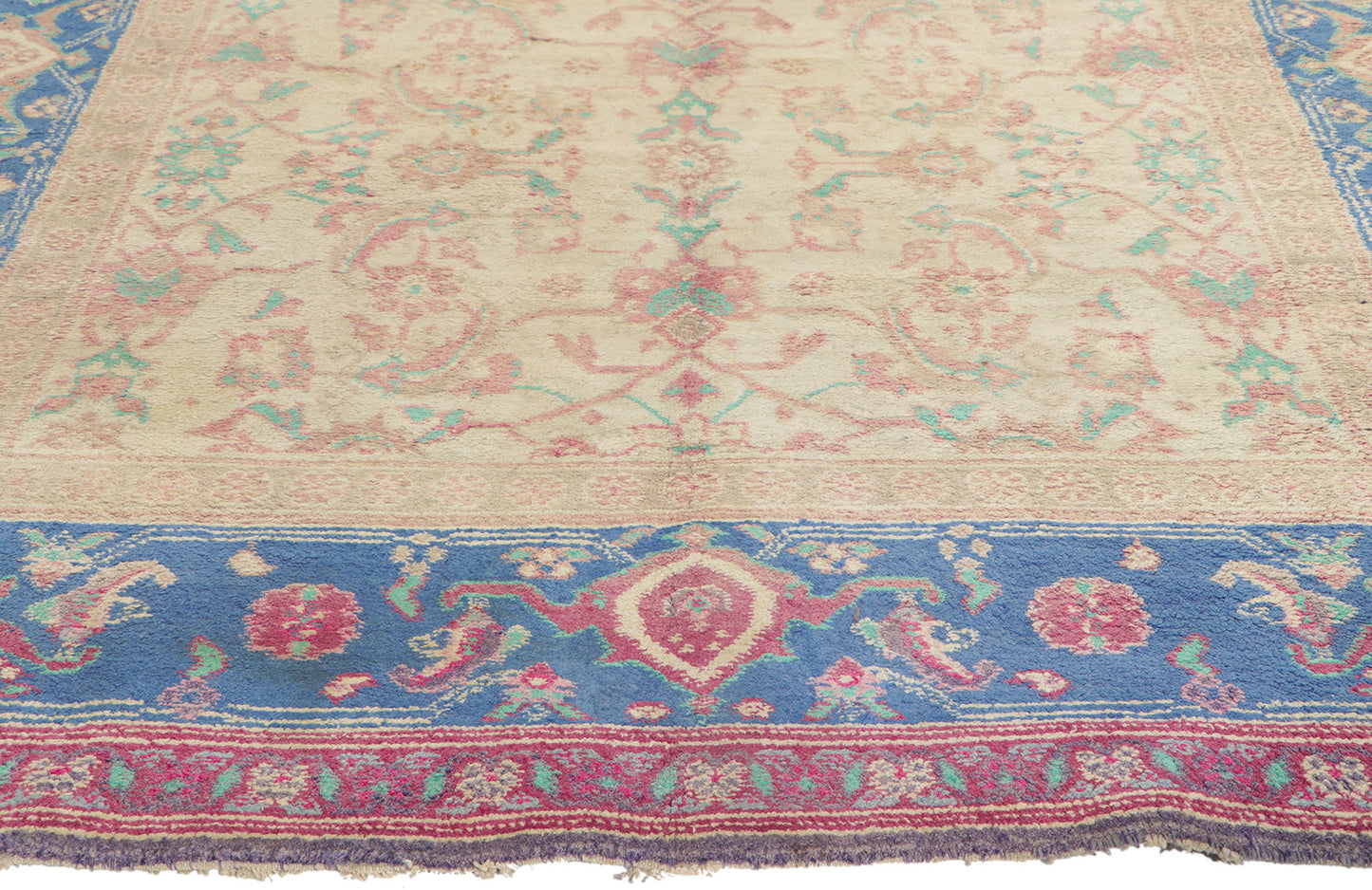5 x 8 Antique Indian Agra Rug 73276