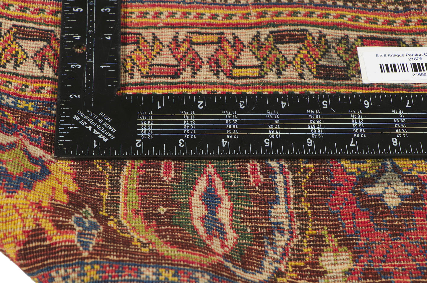 5 x 8 Antique Persian Qashqai Rug 21696