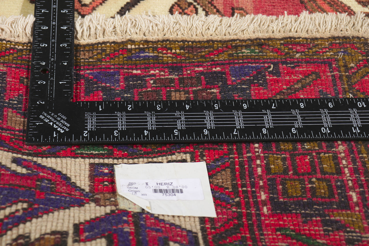 5 x 8 Vintage Persian Heriz Rug 75304