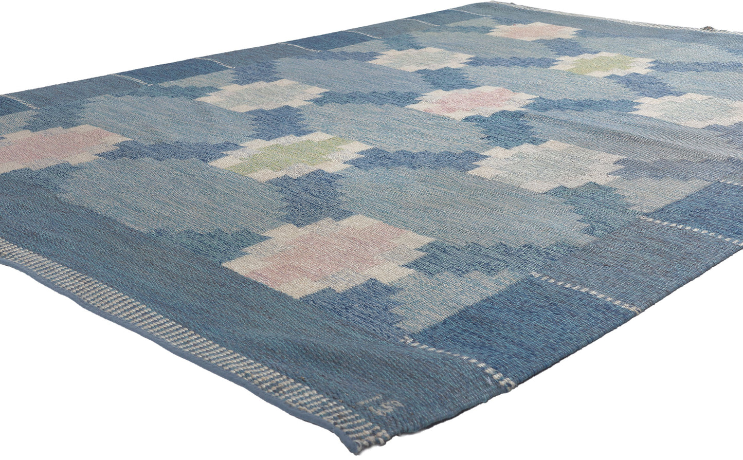 ���5 x 8 Ingegerd Silow Vintage Swedish Rollakan Rug 78499