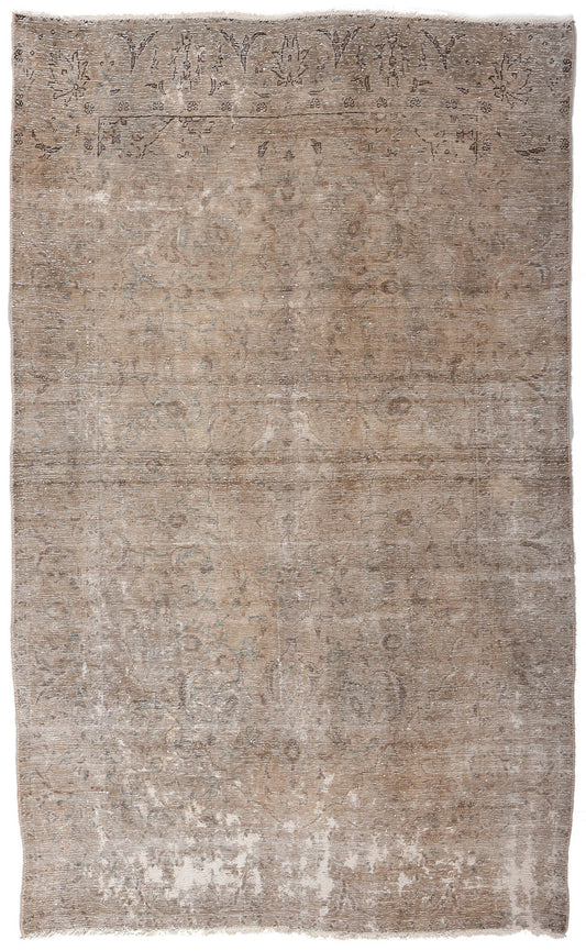 5 x 8 Vintage Persian Tabriz Rug 78598