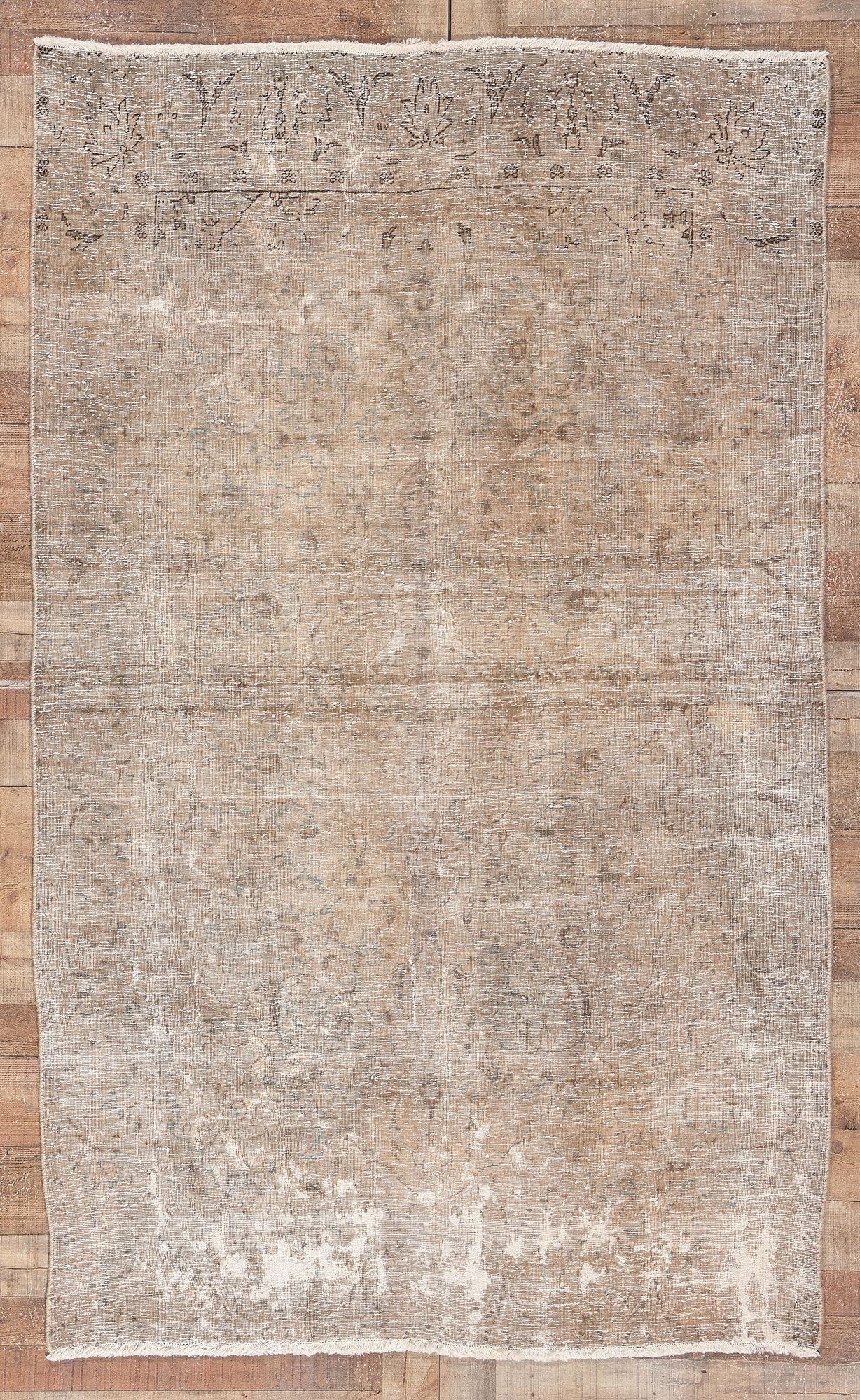 5 x 8 Vintage Persian Tabriz Rug 78598