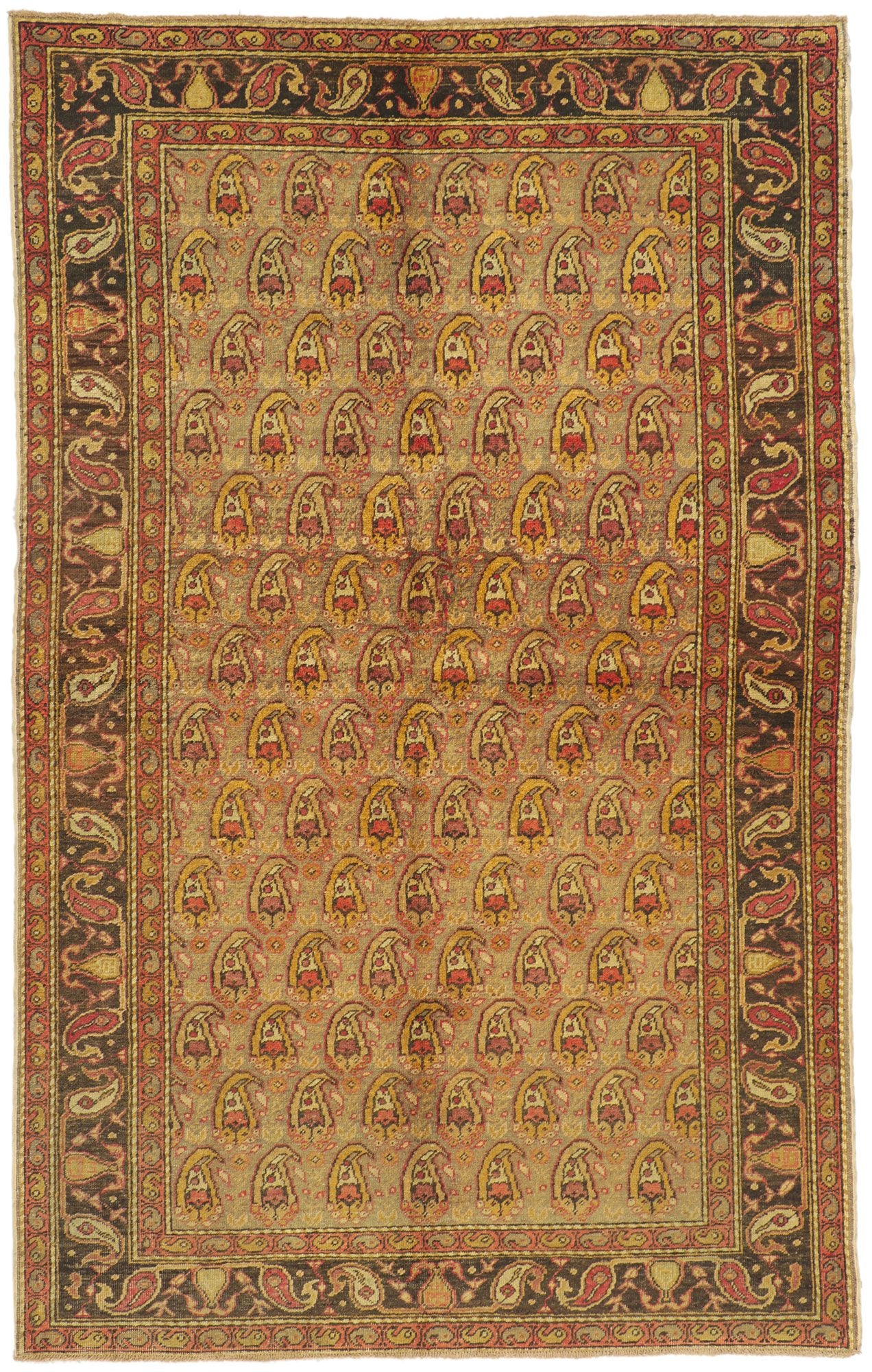 5 x 8 Vintage Turkish Oushak Rug 51393