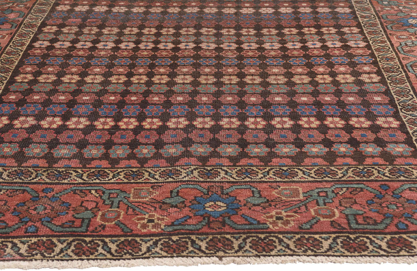 5 x 9 Antique Persian Hamadan Rug 75253