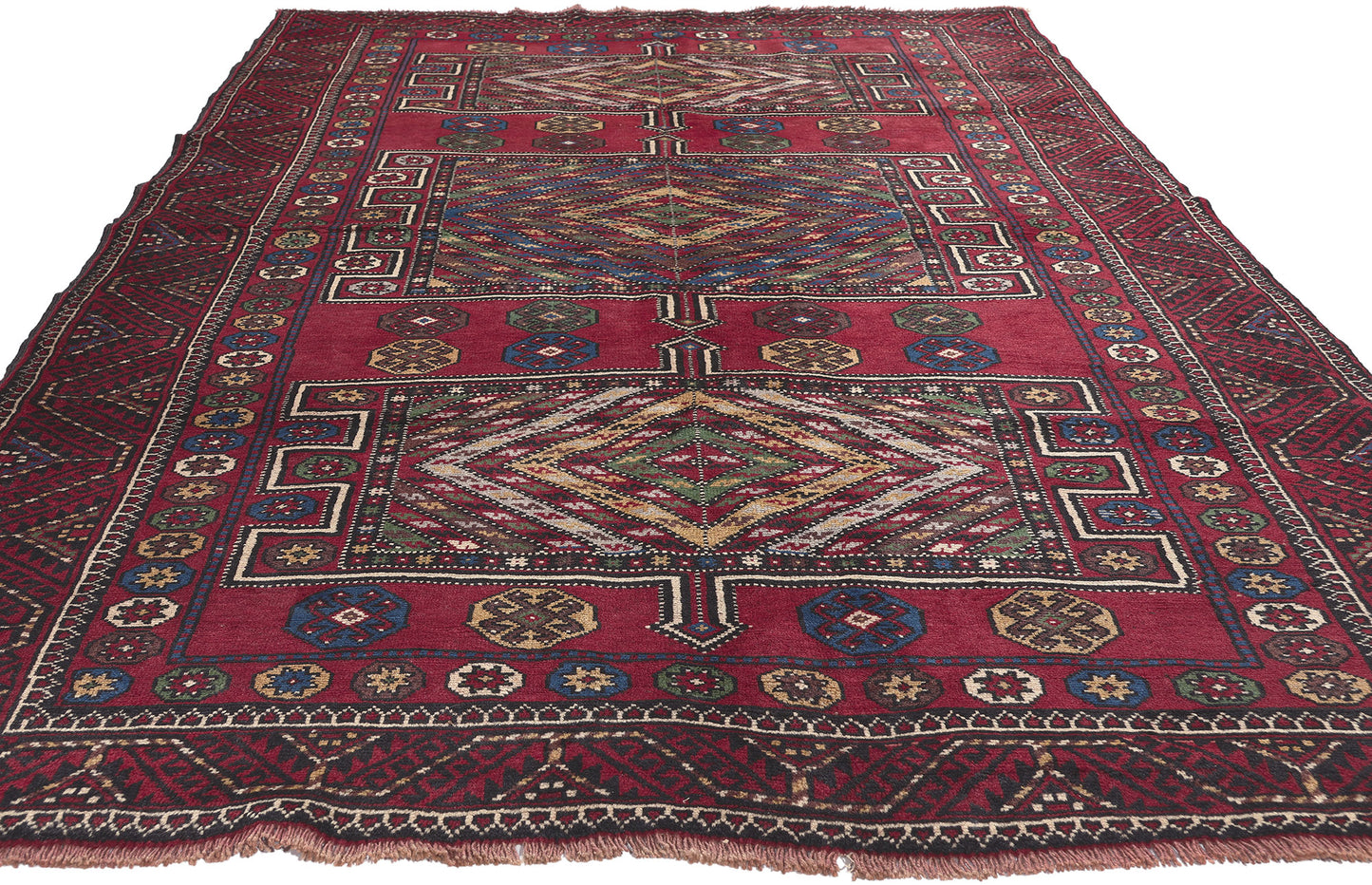 5 x 9 Antique Nomadic Afghan Baluch Rug 61233