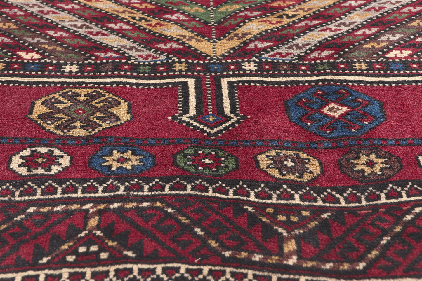 5 x 9 Antique Nomadic Afghan Baluch Rug 61233