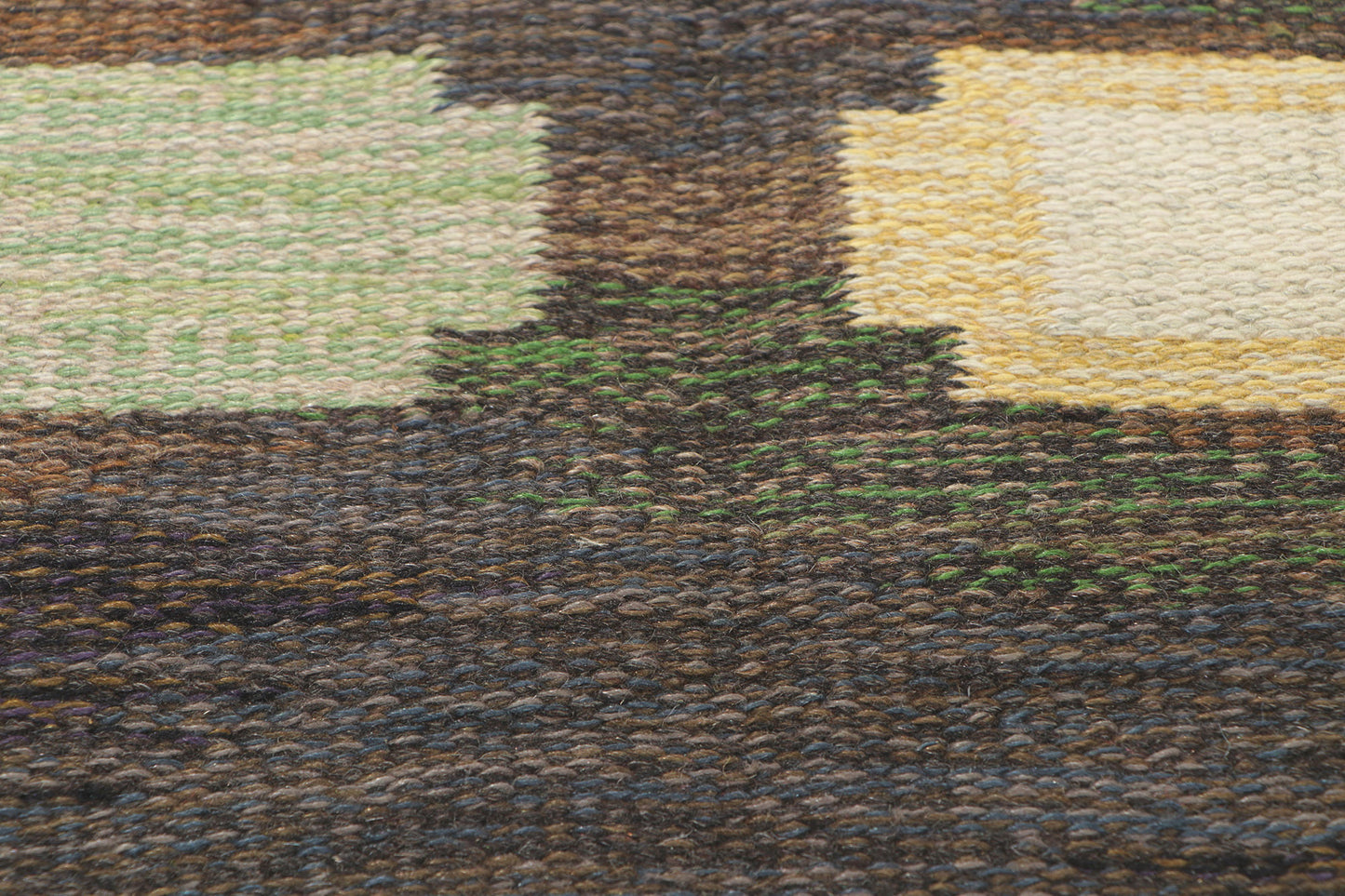 ���6 x 7 Judith Johansson Vintage Swedish Rollakan Rug 78492