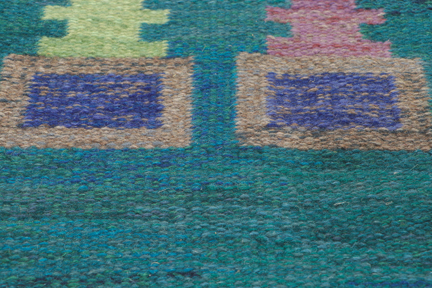 6 x 8 Judith Johansson Vintage Swedish Rollakan Rug 78495