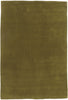 6 x 9 Solid Olive Green Modern Rug 30929