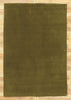 6 x 9 Solid Olive Green Modern Rug 30929